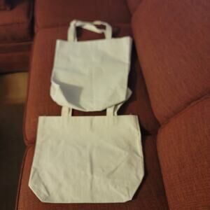 Blank Cotton Canvas Tote Bags Bulk Natural Eco-Friendly Crafting Bags